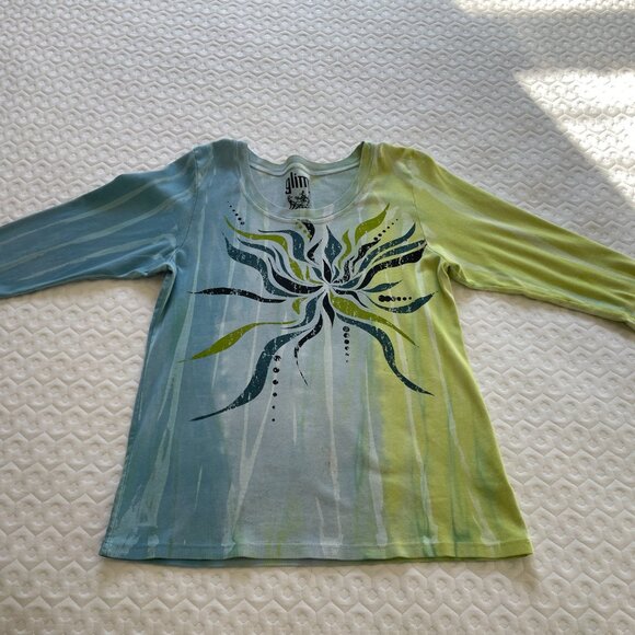 Glima  Vintage Womens Top XL  100% Cotton - Picture 4 of 11